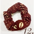 Scrunchie-fodros hajgumi- afrikai mintákkal Scrunchie-fodros hajgumi- afrikai mintákkal