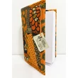 Afrikai színkavalkád-narancs mintás maradékmentes határidő napló borító A5 méretre