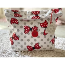 Piros pöttyös masnis uzsonnás táska