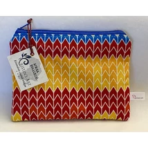 Vibrálóan színes kötött mintás afrikai neszeszer