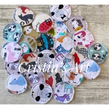 Állatmintás mosható arctisztító korongok darabra