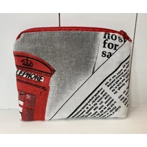 Londoni telefonfülke dekorvászon, mini neszi bármitartó