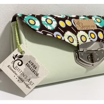 Afrikai buborékok-egyedi pénztárca 12 kártyatartó rekesszel