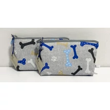 Kutyacsont mintás közepes méretű neszeszer