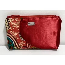 Tüzes Afrika-egyedi, közepes méretű neszeszer selyemszaténnal Tüzes Afrika-egyedi, közepes méretű neszeszer selyemszaténnal