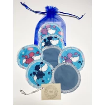 Pudli kutyás vegyes mosható arctisztító korong csomag