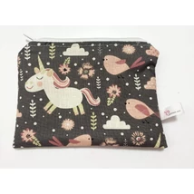 Unikornis mintás mini neszi-bármitartó vízlepergető béléssel