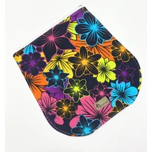 Nyár Afrikában-virág mintás fedél fehér cserélhető fedelű hátitáskához