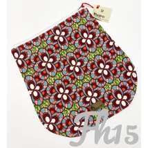 Afrikai virág mintás fedél fehér cserélhető fedelű hátitáskához