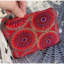 Vöröslő Afrika-egyedi, csillogós kis méretű neszeszer