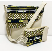 Bogolán mintás oldaltáska ajándék neszeszerrel 2. Bogolán mintás oldaltáska ajándék neszeszerrel 2.