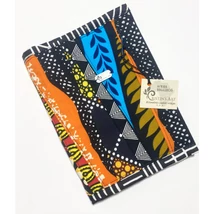 Afrikai színkavalkád-fekete/narancs mintás maradékmentes határidő napló borító A5 méretre Afrikai színkavalkád-fekete/narancs mintás maradékmentes határidő napló borító A5 méretre