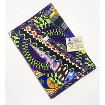 Afrikai színkavalkád-lila mintás maradékmentes határidő napló borító A5 méretre Afrikai színkavalkád-lila mintás maradékmentes határidő napló borító A5 méretre