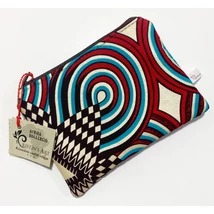 Afrikai labirintus-kis méretű neszeszer csillogó nyomattal Afrikai labirintus-kis méretű neszeszer csillogó nyomattal