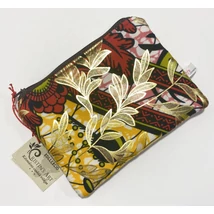 Kis méretű neszeszer piros-arany mintás afrikai anyagból Kis méretű neszeszer piros-arany mintás afrikai anyagból