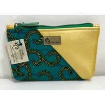 Üdítő Afrika-zöld kacska mintás közepes méretű neszeszer  Üdítő Afrika-zöld kacska mintás közepes méretű neszeszer