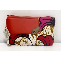 Piros fleur de mariage mintás közepes méretű neszeszer Piros fleur de mariage mintás közepes méretű neszeszer