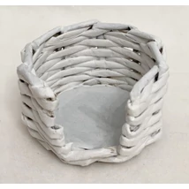 Fehér papír fonott arctisztító korong tartó, vízálló