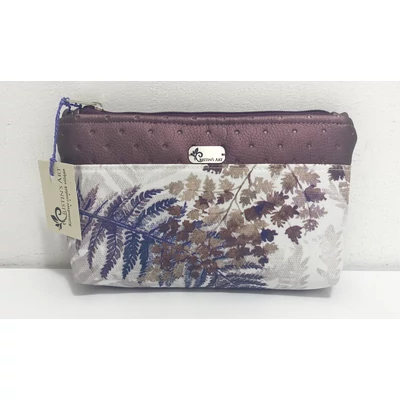 Páfrány mintás közepes méretű neszeszer 