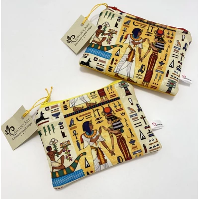 Egyiptomi mintás vízlepergető kis méretű neszeszer